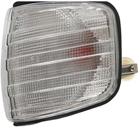 2X Turn signal Indicator Corner light Lamp for Mercedes Benz S Class W126 1980-1991 (1 Pair White) in Saudi Arabia