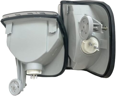 2X Turn signal Indicator Corner light Lamp for Mercedes Benz S Class W126 1980-1991 (1 Pair White) in Saudi Arabia