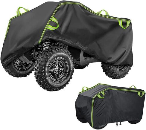 ATV Cover for Honda FourTrax 300 1988–2000, All Weather Heavy Duty 4 Wheeler Cover Quad Cover with Buckle, Water Resistant Outdoor Storage Covers, All Season Weather in Saudi Arabia