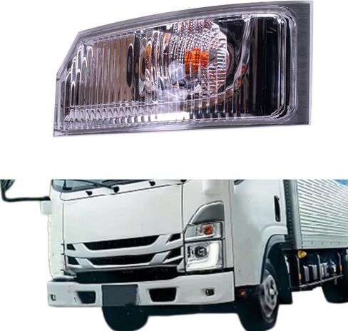 Left Front Turn Signal Light Lamp Compatible with ISUZU 700P NPR-HD NQR NRR 5.2L 6.0L 2023 2024 Corner Light Lamp Replace 8-97557911-0 in Saudi Arabia