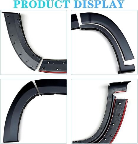 Black Left Front Fender Flare 4Pcs For Ram Promaster 1500/2500/3500 2019-2025 Driver Side Wheel Arch Trim Panel Fender Replacement Part 5NP39JXWAB 1ZT54JXWAB 1ZT92JXWAA 1ZT96JXWAA 5LP21JXWAC in Saudi Arabia