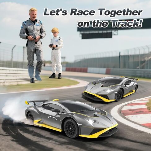 Lamborghini Remote Control Car, 1:18 Scale Lambo Toy Car, Officially Licensed Fast Rc Cars with Led Light, Race Car Toys for 4-12 Boys Girls Adults Birthday Ideas Gift. in Saudi Arabia