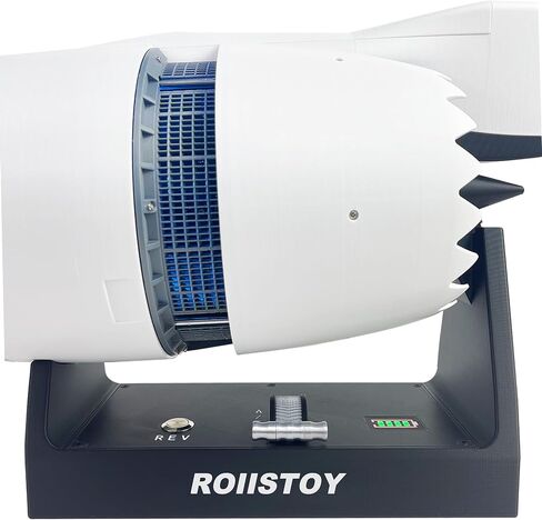 Boeing 747 Jet Engine Model High Rotation Speed with Realistic Thrust Reversal System Included Aviation Fan Gift Aviation Enthusiast Gift Home Desktop Decoration (Amazon Shipping) in Saudi Arabia