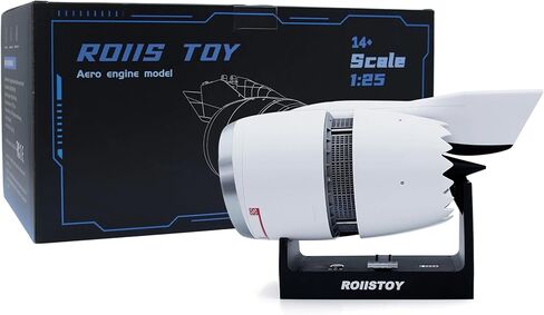 Boeing 747 Jet Engine Model High Rotation Speed with Realistic Thrust Reversal System Included Aviation Fan Gift Aviation Enthusiast Gift Home Desktop Decoration (Amazon Shipping) in Saudi Arabia