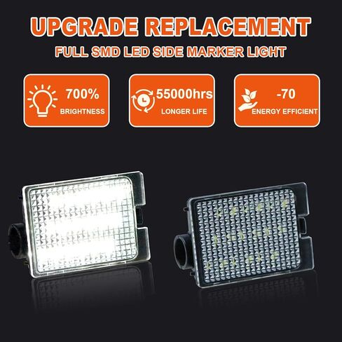 LED License Plate Tag Lights Compatible with Durango 2014 2015 2016 2017 2018 2019 2020 2021 2022, 6500K White Tag Light Assembly Replacement, Clear Lens Tag Lamp, 2PCS in Saudi Arabia
