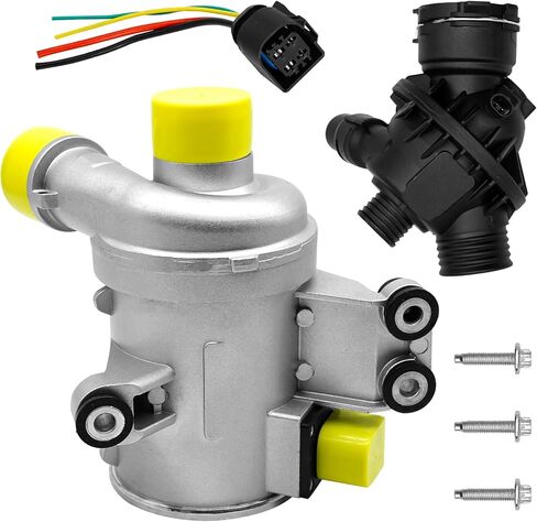11518635090 Water PumpThermostat Kit for BMW 335i X5 X6 sDrive35i xDrive35i, 435i Gran Coupe 335i GT xDrive Active Hybrid,M2 M235i xDrive Coupe 3.0 F30 F32 F15 N55 Electric Water Pump 11537598865 in Saudi Arabia