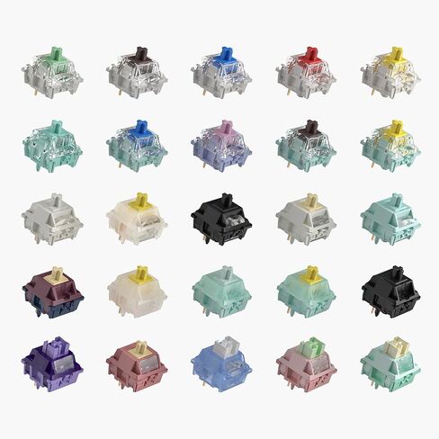 GATERON Keyboard Switches Tester, Baby Kangaroo2.0 Magnetic Jade Melodic Smoothie Dual-Rail Lunar Probe Switches RGB LED for Mechanical Keyboard (20PCS) in Saudi Arabia