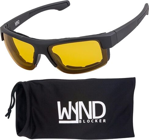 Nova Motorcycle Riding Glasses – Windproof Foam Padded Eyewear Dry Eye Protection Goggles Gear (Model 337) in Saudi Arabia