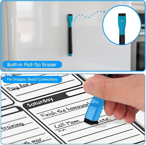 Signsxcel Magnetic 9 Colors Liquid Markers for LED Note Board,Compatible with LED Drawing Board, Windows, Blackboard, Glass,Neon Erasable Markers, Fluorescent Wet or Dry Erase Markers Fine Tip in Saudi Arabia