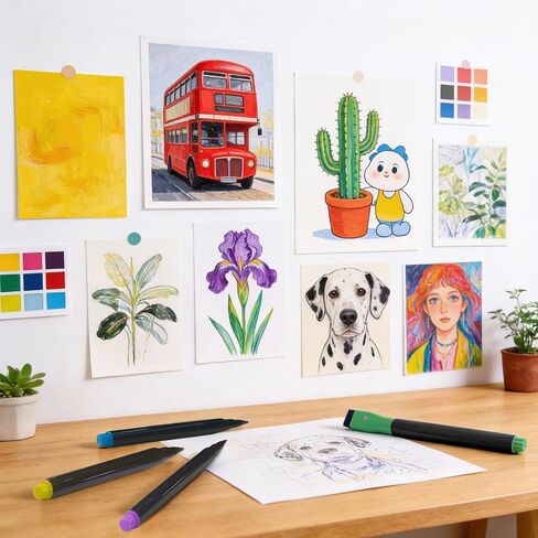 Signsxcel Magnetic 9 Colors Liquid Markers for LED Note Board,Compatible with LED Drawing Board, Windows, Blackboard, Glass,Neon Erasable Markers, Fluorescent Wet or Dry Erase Markers Fine Tip in Saudi Arabia