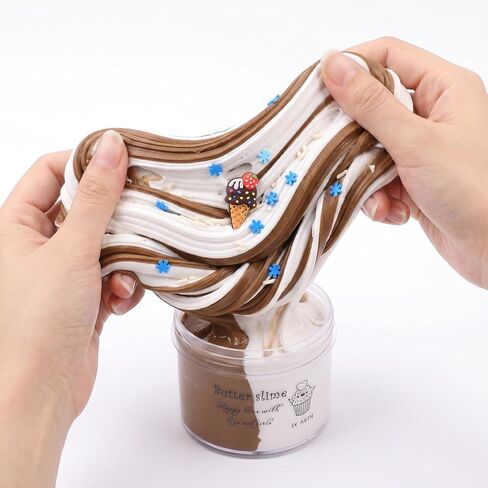 7 Pack Cake Butter Slime Kits, Soft and Non-Sticky, Birthday Gifts for Kids, for Girls and Boys Party Favor Gifts, Stress Relief Toys in Saudi Arabia
