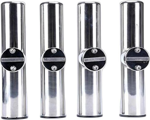 Rod Holder Clamp Boat Fishing Rod Holder with Clamp, Stainless Clamp on Fishing Rod Holder for Rails 7/8" to 1" in Saudi Arabia