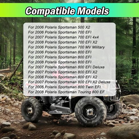 مجموعة مضخة الوقود EFI تناسب Polaris Sportsman 700 X2 800 EFI 4X4 ATV 47-1048 وحدة مضخة الوقود الكاملة 5-Bolt، Sportsman X2 500 2006، 47-1048-BNM، 471048، 2520496 2520776 2520311 2005 2006 2007 2008 in Kuwait