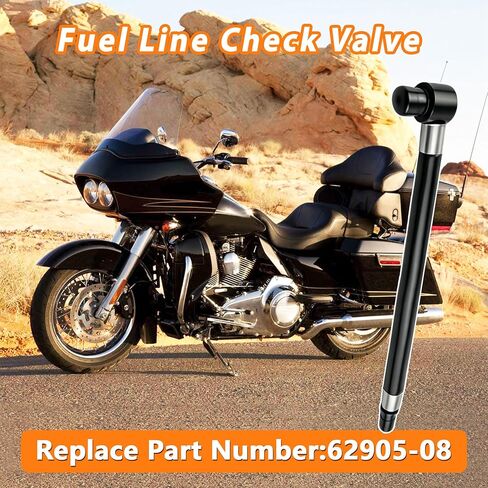 صمام فحص خط الوقود مناسب لـ Harley Touring FLHX Street Glide FLHTCU Ultra Classic FLHTC FLHRC Road King FLTR Road Glide FLHTK 2008 2009 2010 2011 استبدال 62905-08 in Kuwait