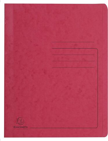 Exacompta - Ref 39986E - Flat Bar File - Suitable for A4 Documents, Pre-Printed Cover, 355gsm Heavyweight Mottled Pressboard, 30mm Spine, Metal Spring Mechanism - Turquoise in Saudi Arabia
