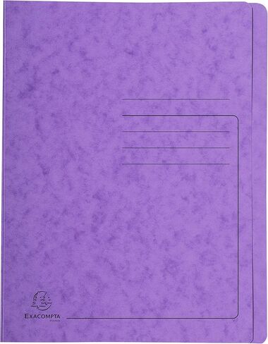 Exacompta - Ref 39986E - Flat Bar File - Suitable for A4 Documents, Pre-Printed Cover, 355gsm Heavyweight Mottled Pressboard, 30mm Spine, Metal Spring Mechanism - Turquoise in Saudi Arabia
