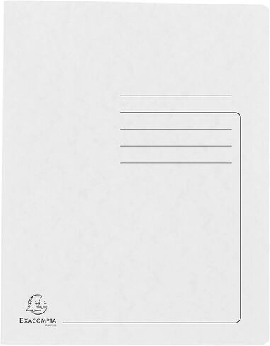 Exacompta - Ref 39986E - Flat Bar File - Suitable for A4 Documents, Pre-Printed Cover, 355gsm Heavyweight Mottled Pressboard, 30mm Spine, Metal Spring Mechanism - Turquoise in Saudi Arabia