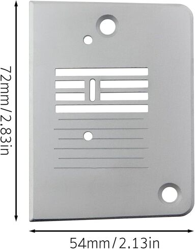 CChiai Household Sewing Machine Throat Plate V620033001 Steel Replacement Needle Plate Silver 2.13x2.83in Compatible with 1105 1106 107 1109 1120 1130 1405 1409 1507 Zigzag Sewing Machine Parts in Saudi Arabia