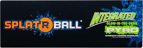 SplatRball 1200 Pyro Glow-in-The-Dark Gel Ball Water Bead Blaster Gun Kit. Splat R Ball Everything with The Electric Blaster able to Shoot up to 225fps! Splatter Gun in Saudi Arabia