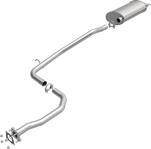 BRExhaust Replacement Exhaust System Kit 106-0117: Compatible with 1994-1996 Oldsmobile Cutlass Ciera, 1994-1996 Buick Century 2.2L/3.1L in Saudi Arabia