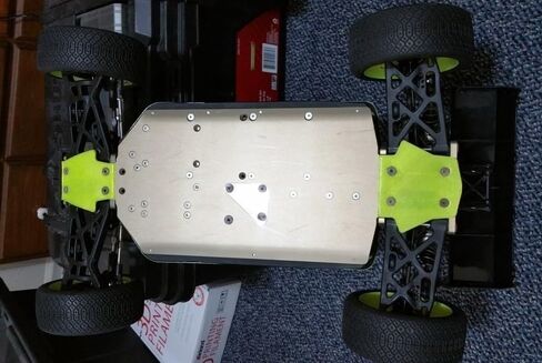 ألواح انزلاقية أمامية وخلفية لسيارة Losi TLR 8ight 1/8 Buggy/Truggy، اللون: أصفر نيون: in Kuwait