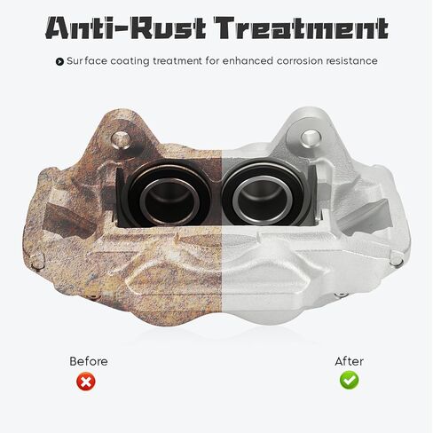 Front Left & Right Disc Brake Caliper Set Compatible with Toyota 4Runner 2003-2009, Tacoma 2005-2023, Tundra 2000-2006, FJ Cruiser 2007-2014, Replace 19-2984 19-2985 in Saudi Arabia