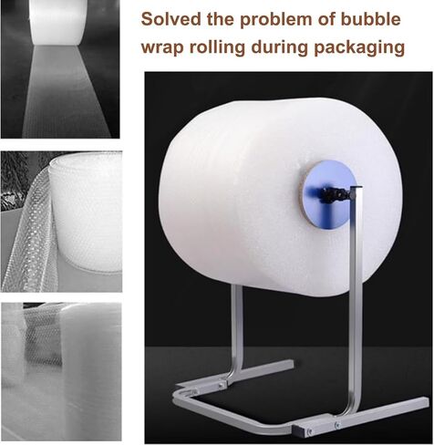 Floorstanding Bubble Wrap Dispenser with Multi-Size Opts, Manual Roll Stand for Packing, Moving & Shipping – Film Packing Stat (31.5in / 80cm) in Saudi Arabia