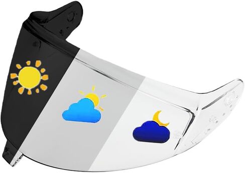 D-Skwal 3 Helmet Visor Replacement.D-Skwal 3 Helmet Face Shield UV Protection Compatible with Skwal I3 / D-Skwal 3 / Ridill 2 (Deep Black-Day Use Only) in Saudi Arabia