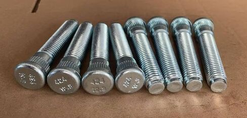 8 قطعة M14-2.0 ترصيع العجلات المسننة 610-424 15.8 مللي متر Knurl 75.4 مللي متر UHL طول بديل لـ 2000-2005 Ford Excursion Rear؛ 1999-2004 فورد F250 F-350 F-450 F-550 سوبر ديوتي in Kuwait