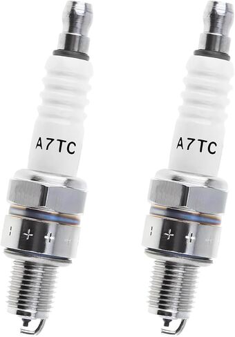 قطعتان من قابس الإشعال، A7TC لمحركات GY6 50cc 70cc 90cc 110cc 125cc 150cc، استبدال شمعات الإشعال A7TC عالية الأداء لـ U20FSR U22FSR-U C5HA C5HSB in Kuwait