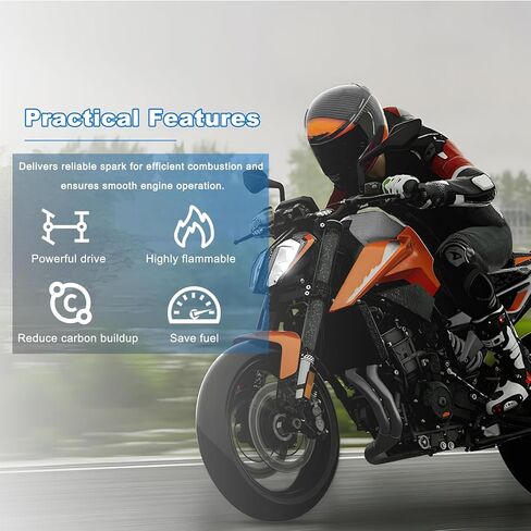 قطعتان من قابس الإشعال، A7TC لمحركات GY6 50cc 70cc 90cc 110cc 125cc 150cc، استبدال شمعات الإشعال A7TC عالية الأداء لـ U20FSR U22FSR-U C5HA C5HSB in Kuwait