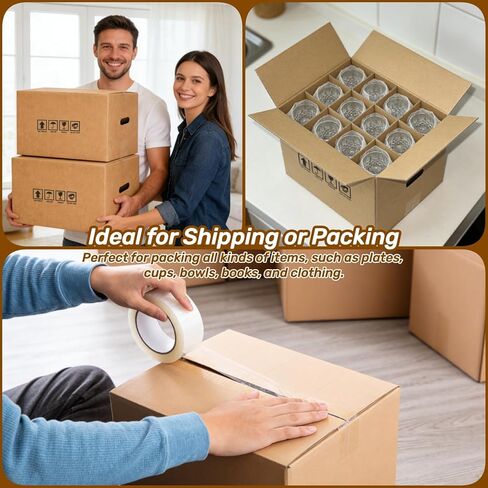 5 Sets Wine Glass Moving Boxes, Wine Boxes for Shipping, Moving Boxes for Dishes with Reinforced Cardboard and Handles for Moving Glassware Dishes Wine, Perfect Wine Lover Gift (16x11.8x11.8 in) in Saudi Arabia