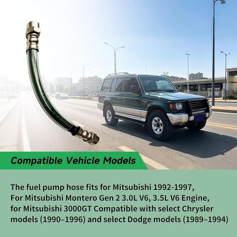 Fuel Pump Hose High Pressure Hose for 1992-1997 Mitsubishi Montero 3000GT MB433988 MR161794 MB621640 in Saudi Arabia