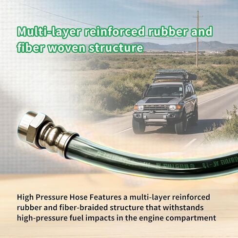 Fuel Pump Hose High Pressure Hose for 1992-1997 Mitsubishi Montero 3000GT MB433988 MR161794 MB621640 in Saudi Arabia