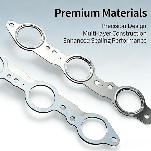 LS MLS Exhaust Manifold Gasket with Bolts Kit Replace# 12617944 12558573 For Chevy Silverado Suburban GMC Sierra LS1 LS2 LS3 LS6 LQ4 LQ9 LM7 4.8 5.3 5.7 6.0 6.2 Engines (Not LS7) in Kuwait