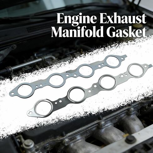 LS MLS Exhaust Manifold Gasket with Bolts Kit Replace# 12617944 12558573 For Chevy Silverado Suburban GMC Sierra LS1 LS2 LS3 LS6 LQ4 LQ9 LM7 4.8 5.3 5.7 6.0 6.2 Engines (Not LS7) in Kuwait