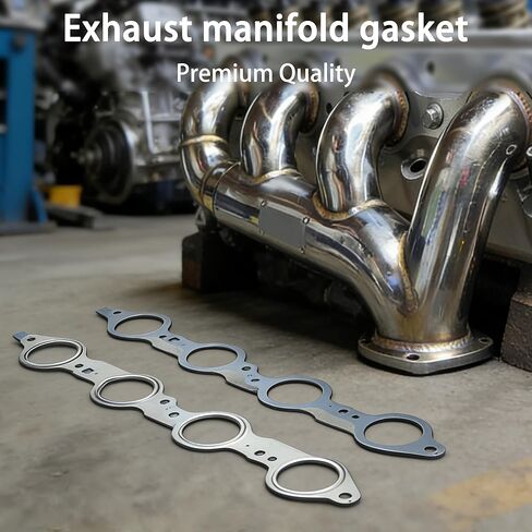 LS MLS Exhaust Manifold Gasket with Bolts Kit Replace# 12617944 12558573 For Chevy Silverado Suburban GMC Sierra LS1 LS2 LS3 LS6 LQ4 LQ9 LM7 4.8 5.3 5.7 6.0 6.2 Engines (Not LS7) in Kuwait