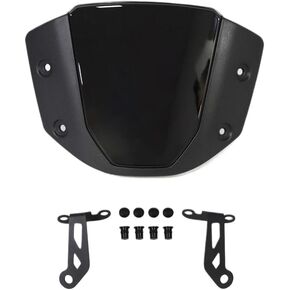 Front Wind Deflector Protector Visor Screen with Bracket Compatible with CB650R CB 650 R 2024 2025(Carbon Fiber Pattern) in Saudi Arabia