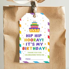 Wildflower Thank You Tags with String, 50 Pack Party Favor Tags for Wedding, Birthday, Anniversary and Gift Wrap – A06 in Kuwait