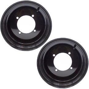 2 حزمة 12x7 ATV الحافات UTV عجلة الحافات الفولاذية 4/137 12x7 إزاحة 4 + 3 لـ Kawasaki Teryx 4 Mule 500 520 550 610 (غير مناسب Teryx KRX1000) in Kuwait