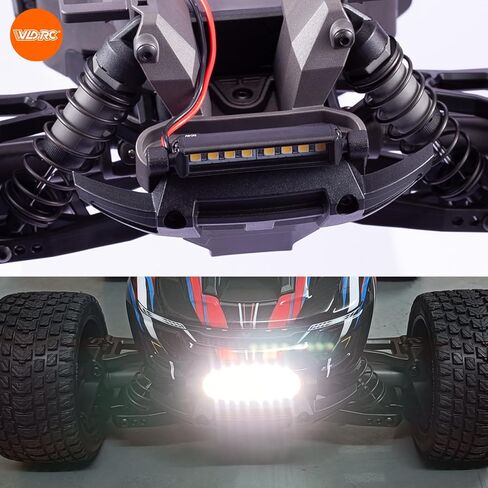 متوافق مع Traxxas Mini XRT - مصابيح LED أمامية بيضاء ومصابيح LED حمراء خلفية in Kuwait