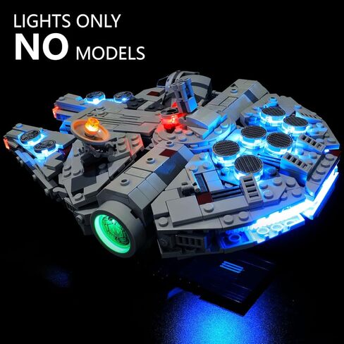 LED Light Compatible with Lego New Hope Millennium Falcon 75375, Upgraded Lights for Lego Millennium Falcon 25th Anniversary Buildable Starship Building Set(Model Not Included) in Saudi Arabia