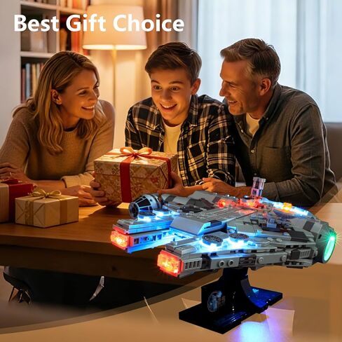 LED Light Compatible with Lego New Hope Millennium Falcon 75375, Upgraded Lights for Lego Millennium Falcon 25th Anniversary Buildable Starship Building Set(Model Not Included) in Saudi Arabia