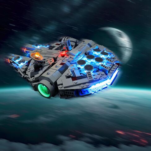 LED Light Compatible with Lego New Hope Millennium Falcon 75375, Upgraded Lights for Lego Millennium Falcon 25th Anniversary Buildable Starship Building Set(Model Not Included) in Saudi Arabia