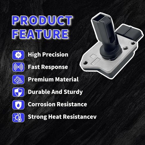 مقياس مستشعر تدفق الهواء الشامل متوافق مع Ford F250 F350 F450 F550 Super Duty 2003-2007، Excursion 2003-2005 V8 6.0L، مستشعر Maf يستبدل # 3L3Z-12B579-AB، 3L3Z-12B579-ARM، AP63494، AFLS181RM، 917966 in Kuwait