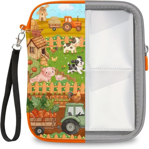 Vehicles Card Holder, Card Holder Gift for Cards Collector, Cards Binder Folder with Zipper for Birthday Valentines Day Gifts in Saudi Arabia