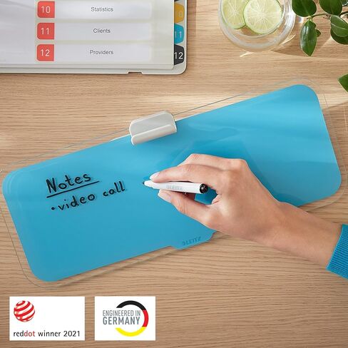 Leitz Glass Deskboard Cosy, Calm Blue in Saudi Arabia
