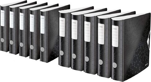 Leitz Wow (Folder Package, Black) 5 Folders in Narrow and Wide in Saudi Arabia