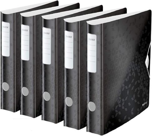 Leitz Wow (Folder Package, Black) 5 Folders in Narrow and Wide in Saudi Arabia