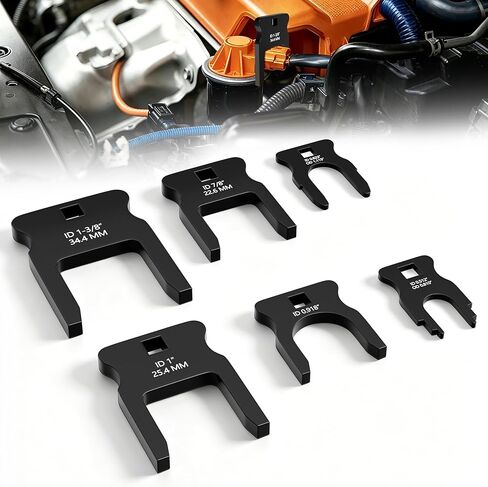 DEF Fuel Line Disconnect Tool Set,Heavy Duty Diesel Toolsl Can Easy Access to DEF/Coolan/Fill/Breather/Fuel Line,Compatible with 2012+ Ford Chevy Silverado Tahoe Suburban GMC Sierra Yukon in Saudi Arabia